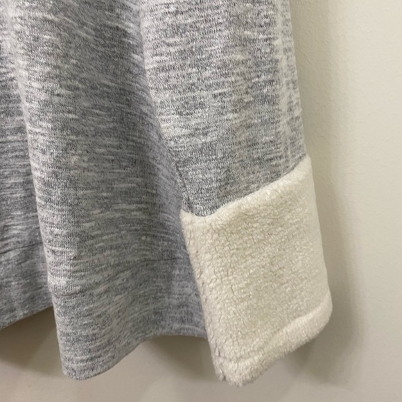 Sunday in Brooklyn Gray and Cream Cowl Neck Sweater - Picture 3 of 6